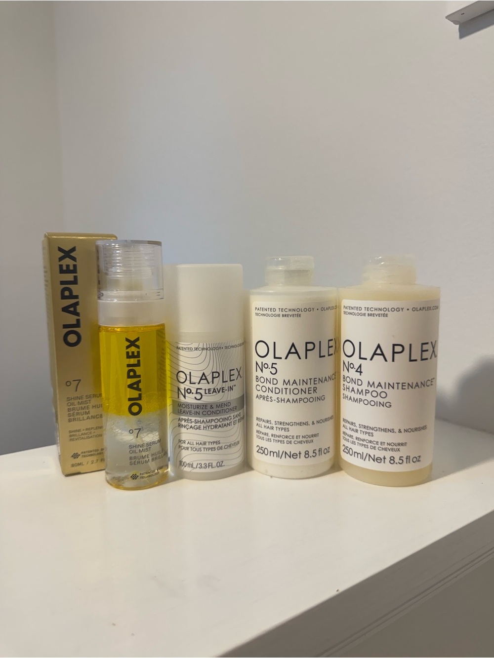 OLAPLEX No.7 Shine Serum bundle! With No. 4, No.5 & No 5 Leave in.